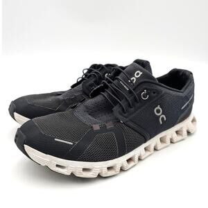 On Cloud 5 Women's Running Shoes Sneakers Lace-Up Black/White Size US 9.5 EU41